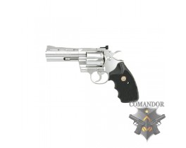 Страйкбольный пистолет Colt Python 4 inch_silver