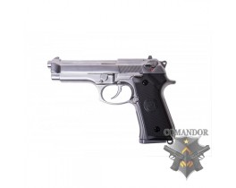Пистолет WE Beretta M92S Matte Chrome (хромированная)