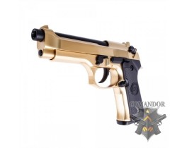 Пистолет WE Beretta M92 Full Metal GBB Pistol (золото)
